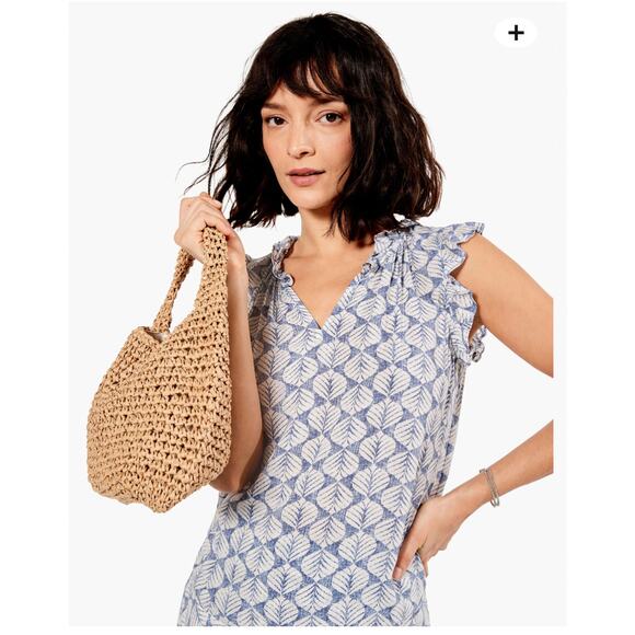 Nic + Zoe LILIPAD BLUES TANK NWT xl - Picture 1 of 9